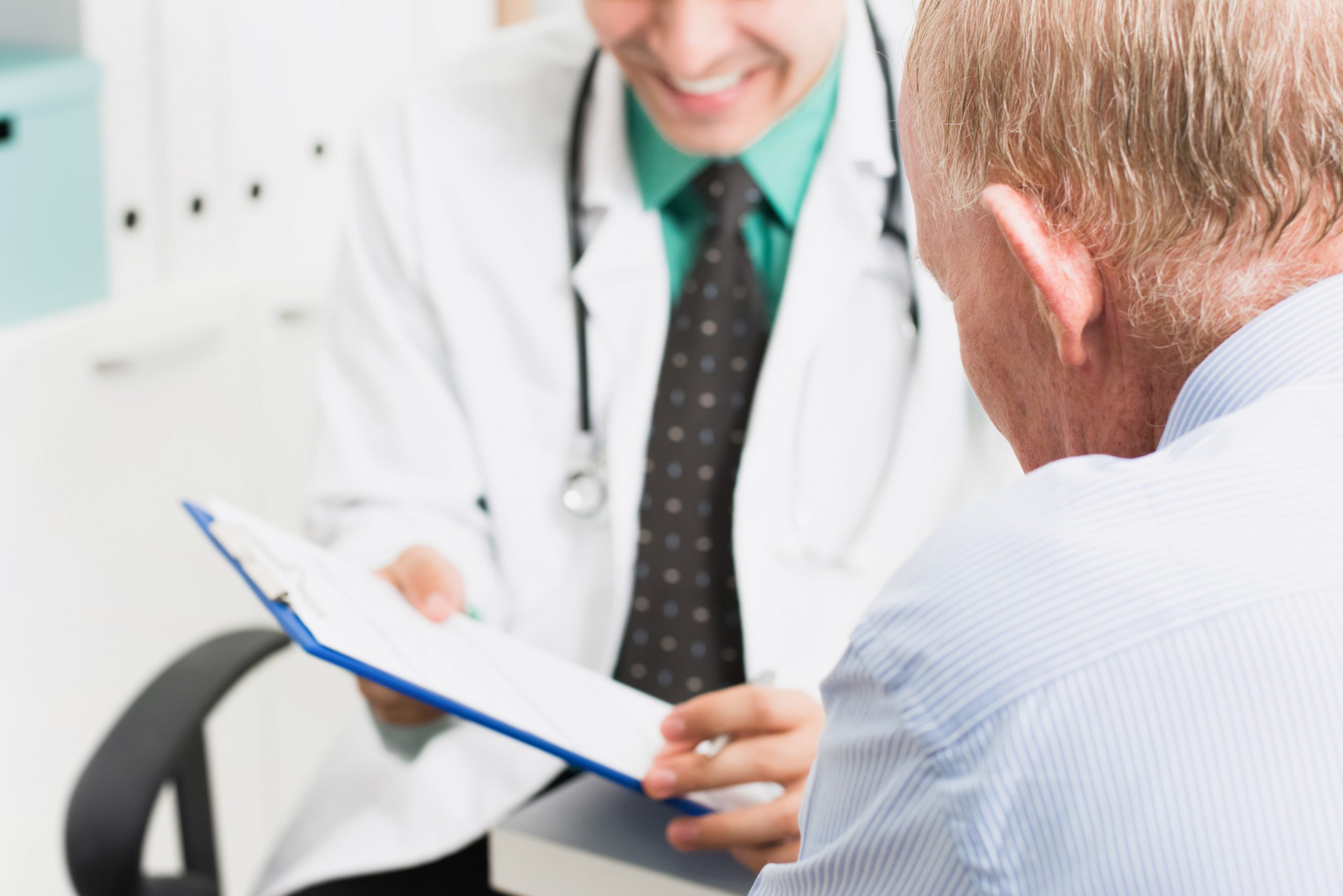 Dental hygienist in Maidstone, Kent during consultation