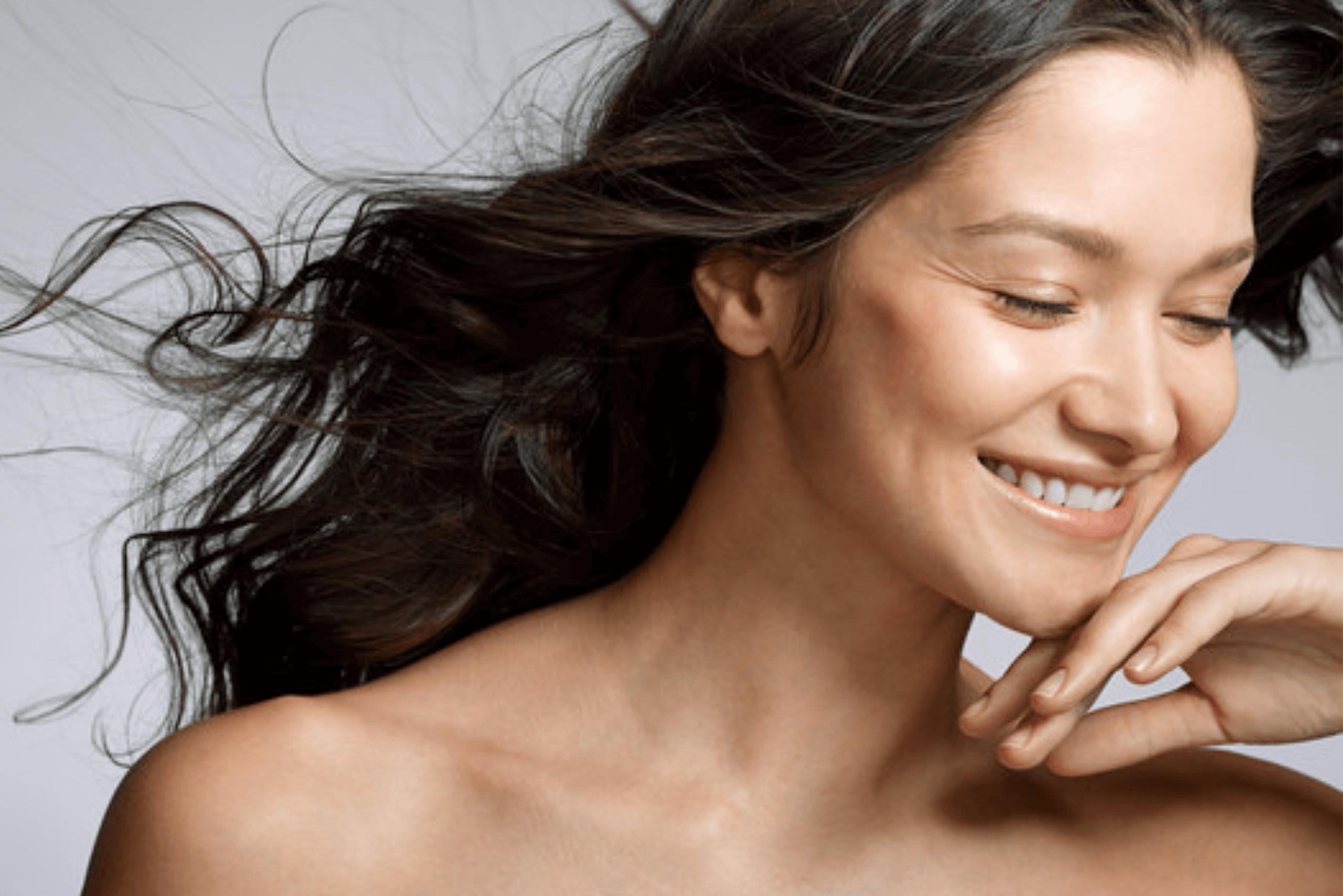 woman smiling after receiving dental treatment at roseacre dental