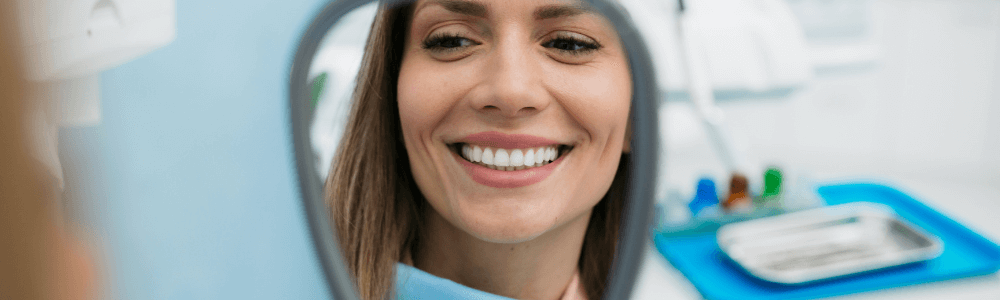 woman during enlighten teeth whitening in Maidstone, kent