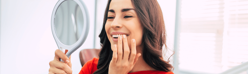 Woman at dental appointment in Maidstone, Kent